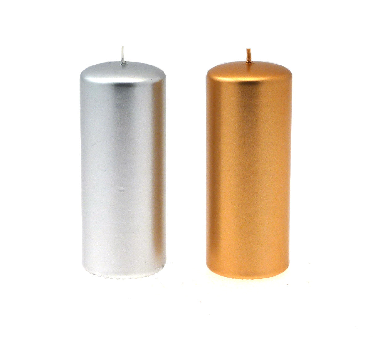 CANDELOTTO MOCCOLO ORO/ARGENTO 60X150 MM