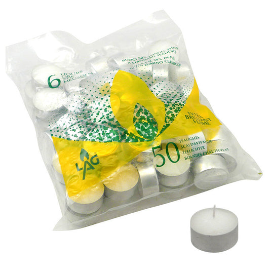 BUSTA 50 PZ TEALIGHT 16 G (6H)