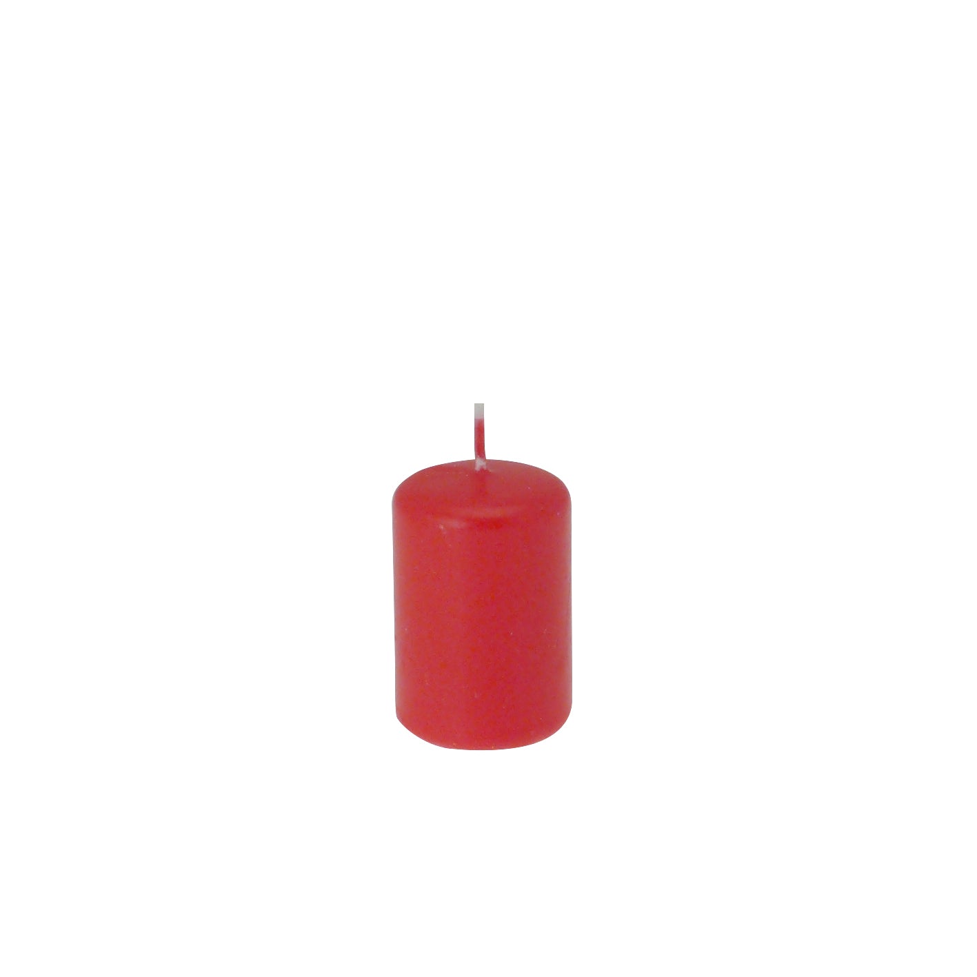 CANDELOTTO MOCCOLO AVORIO/ROSSO 40X60 MM
