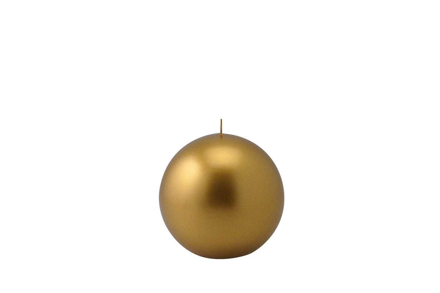 CANDELA SFERA ORO/ARGENTO DIAM. 80 MM