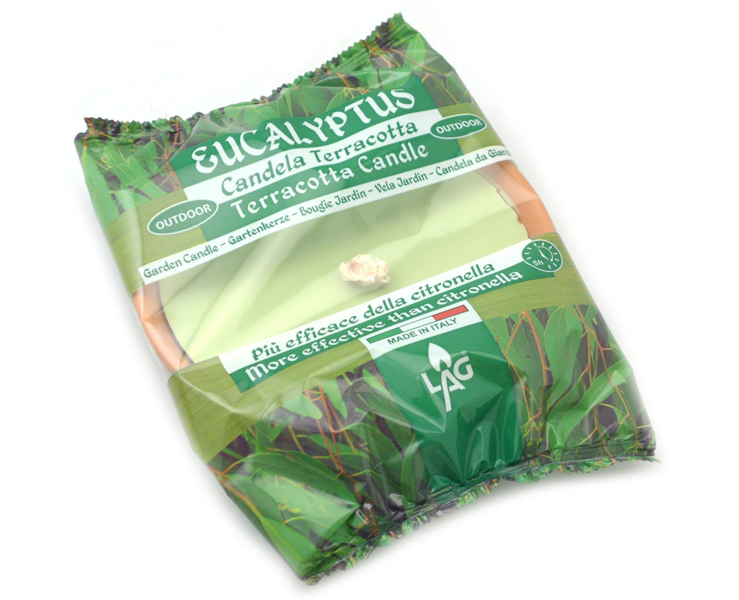 CANDELA DA ESTERNO IN COCCIO EUCALYPTUS